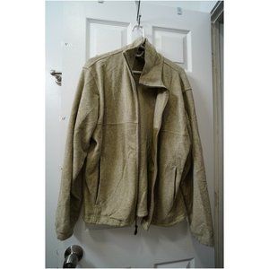 columbia fleece zip jacket tan womens